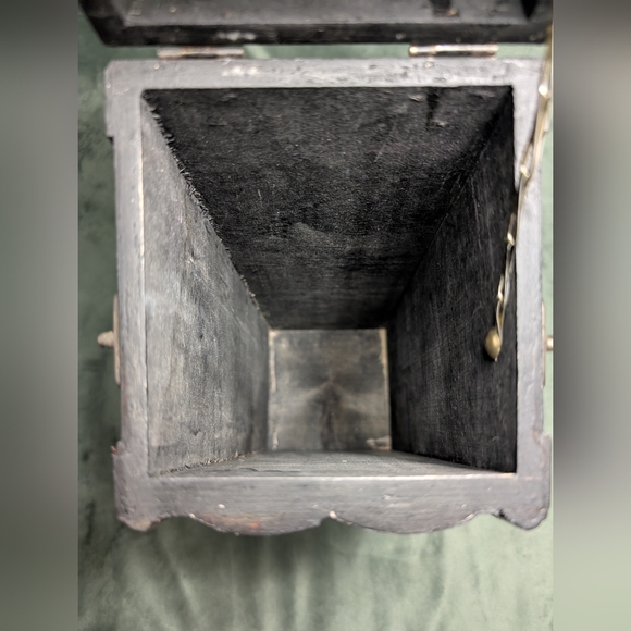 Vintage Wood Faux Book Wine Bottle Liquor Box Holder Cabinet Holds 1 Bottle - Picture 10 of 16